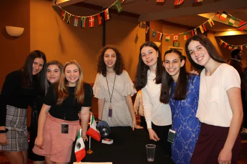 Students participating in the Teen NCSY Youth Group  Courtesy of Samis Foundation