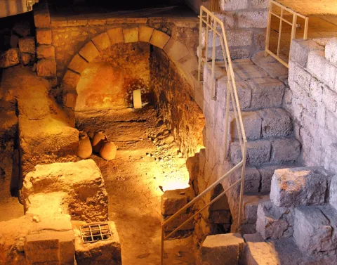 Herodian Quarter Wohl Museum in the Jewish quarter of the Old City Jerusalem