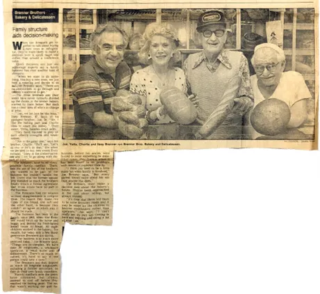 Newspaper Article about the family business