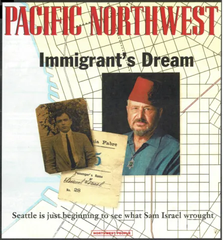 Sam is featured on the cover of Seattle Times, Pacific Northwest Magazine, “Immigrant’s Dream,” April 11, 1999.