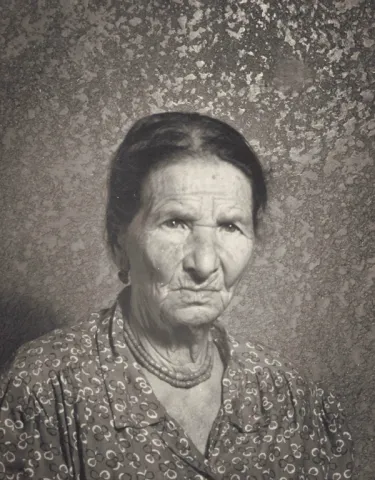 Sarah Israel, c. 1945; photograph by Sam Israel  Photo Courtesy Samis Foundation