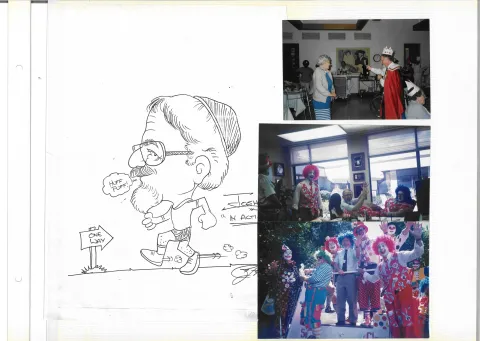 Sketch and photos from Seafair